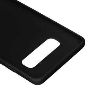 Ontwerp je eigen Samsung Galaxy S10 Plus gel hoesje - Zwart