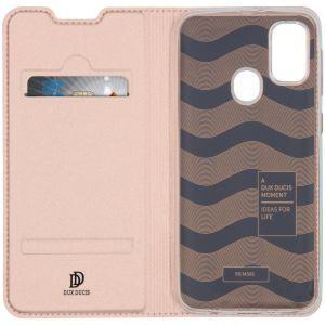 Dux Ducis Slim Softcase Bookcase Samsung Galaxy M30s / M21 - Rosé Goud