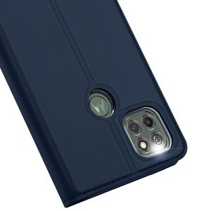 Dux Ducis Slim Softcase Bookcase Motorola Moto G9 Power - Donkerblauw
