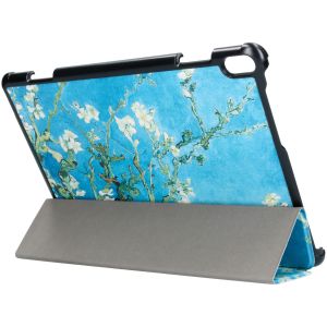 Design Hardcase Bookcase Lenovo Tab P10 - Groene Plant