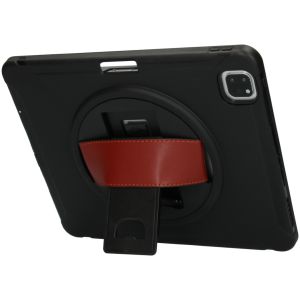 Defender Backcover met strap iPad Pro 12.9 (2020) - Zwart