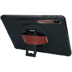 Defender Backcover met strap Samsung Galaxy Tab S8 Plus / S7 Plus / S7 FE 5G