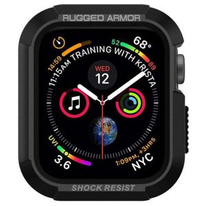 Spigen Rugged Armor™ Case voor de Apple Watch Series 4-6 / SE - 40 mm - Zwart
