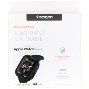 Spigen Rugged Armor™ Case voor de Apple Watch Series 4-6 / SE - 44 mm - Zwart