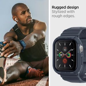 Spigen Rugged Armor™ Pro Case Apple Watch 44 mm / 45 mm - Donkergrijs