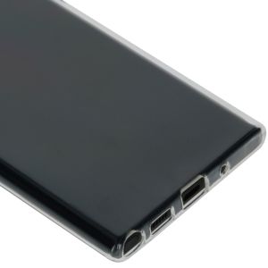 Accezz Clear Backcover Samsung Galaxy Note 10 Plus - Transparant