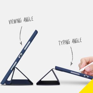 Accezz Smart Silicone Bookcase iPad 6 (2018) 9.7 inch / iPad 5 (2017) 9.7 inch / Air 2 (2014) / Air 1 (2013)
