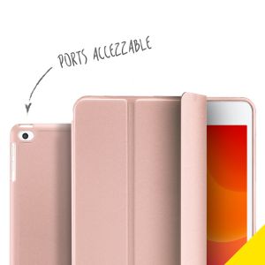 Accezz Smart Silicone Bookcase iPad 10.2 (2019 / 2020 / 2021) - Rosé Goud