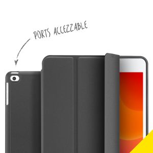 Accezz Smart Silicone Bookcase iPad 10.2 (2019 / 2020 / 2021) - Zwart