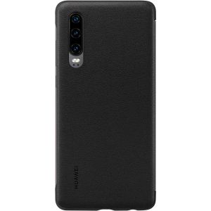 Huawei Smart View Flip Case Huawei P30 - Zwart