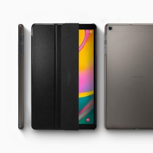 Spigen Smart Fold Bookcase Samsung Galaxy Tab A 10.1 (2019) - Zwart