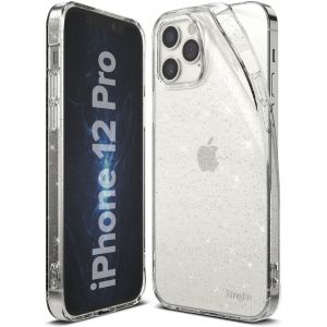 Ringke Air Backcover iPhone 12 (Pro) - Transparant Glitter