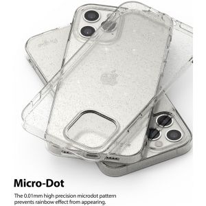 Ringke Air Backcover iPhone 12 Pro Max - Transparant Glitter