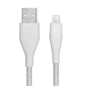 Belkin DuraTek Plus Lightning naar USB kabel - 3 meter - Wit