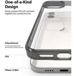 Ringke Fusion Backcover iPhone 12 Mini - Zwart