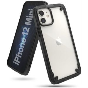 Ringke Fusion X Backcover iPhone 12 Mini - Zwart