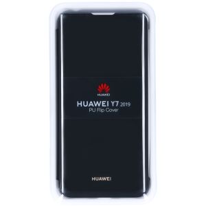 Huawei Flip Cover Huawei Y7 (2019) - Zwart