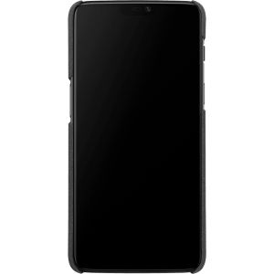 OnePlus Sandstone Protective Backcover OnePlus 6 - Zwart