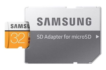 Samsung 32GB EVO microSDHC geheugenkaart klasse 10 + adapter