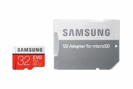 Samsung 32GB EVO Plus microSDHC geheugenkaart klasse 10 + adapter
