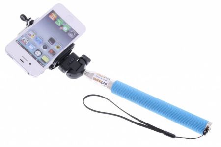 Blauw Bluetooth selfie stick
