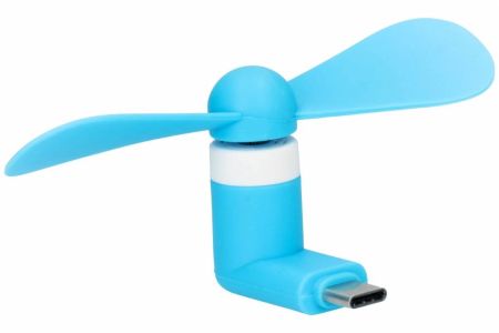 Blauw ventilator USB-C