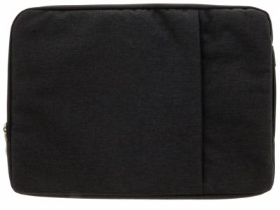 Zwart textiel universele sleeve 15 inch