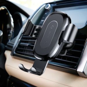 Baseus Wireless Car Charger Gravity Car Mount - Telefoonhouder auto - Draadloze oplader - Dashboard - Zwart