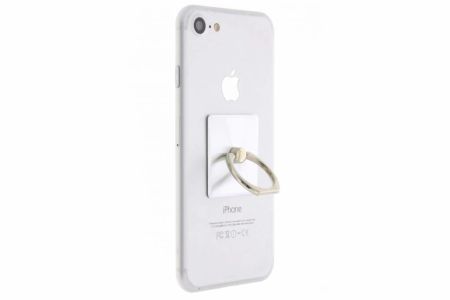 Zilver mobile phone ring stand universeel