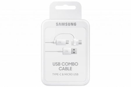 Samsung USB-C & Micro-USB naar USB-kabel 1,5 meter - Wit