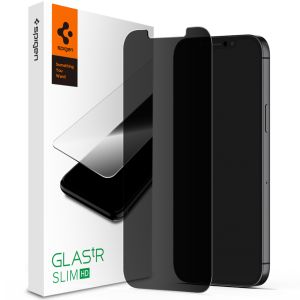 Spigen GLAStR Privacy Screenprotector iPhone 12 (Pro)
