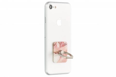 Roze marmer phone ring stand