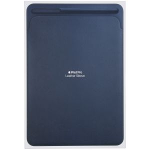 Apple Leather Sleeve iPad 9 (2021) 10.2 inch / 8 (2020) 10.2 inch / 7 (2019) 10.2 inch / Pro 10.5 (2017) / Air 3 (2019) - Donkerblauw
