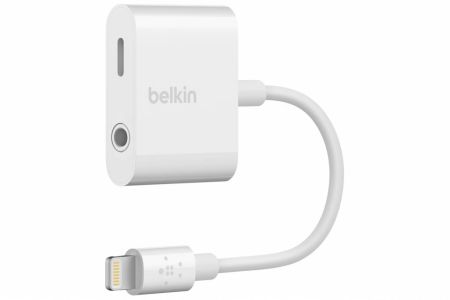 Belkin Charge RockStar™ Adapter + 3.5 mm Audio - Wit