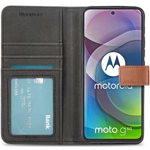 iMoshion Luxe Bookcase Motorola Moto G 5G - Bruin