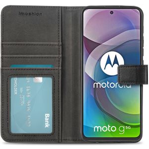 iMoshion Luxe Bookcase Motorola Moto G 5G - Zwart
