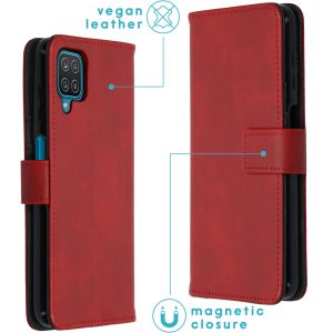 iMoshion Luxe Bookcase Samsung Galaxy A12 - Rood