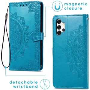 iMoshion Mandala Bookcase Samsung Galaxy A32 (5G) - Turquoise