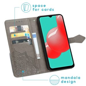 iMoshion Mandala Bookcase Samsung Galaxy A32 (5G) - Grijs