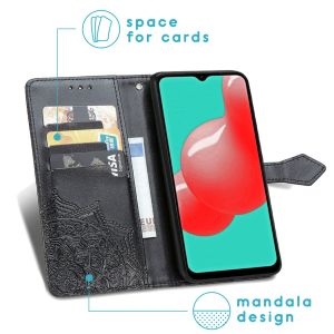 iMoshion Mandala Bookcase Samsung Galaxy A32 (5G) - Zwart
