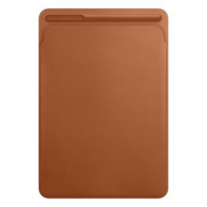 Apple Leather Sleeve iPad 9 (2021) 10.2 inch / 8 (2020) 10.2 inch / 7 (2019) 10.2 inch / Pro 10.5 (2017) / Air 3 (2019) - Saddle Brown