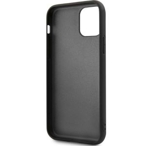 BMW Leather Backcover iPhone 11 Pro Max - Zwart