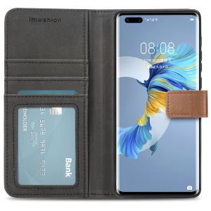 iMoshion Luxe Bookcase Huawei Mate 40 Pro - Bruin