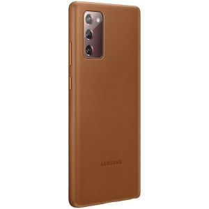 Samsung Originele Leather Backcover Galaxy Note 20 - Bruin