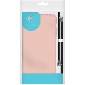 iMoshion Color Backcover met koord iPhone 12 (Pro) - Roze