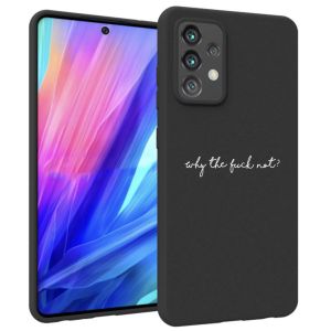 iMoshion Design hoesje Galaxy A52(s) (5G/4G) - Why The Fuck Not