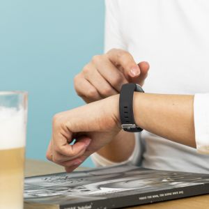 iMoshion Siliconen bandje Fitbit Inspire 2 - Zwart
