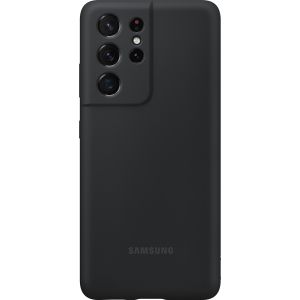 Samsung Originele Silicone Backcover Galaxy S21 Ultra - Zwart