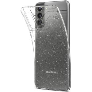 Spigen Liquid Crystal Backcover Samsung Galaxy S21 Plus - Glitter