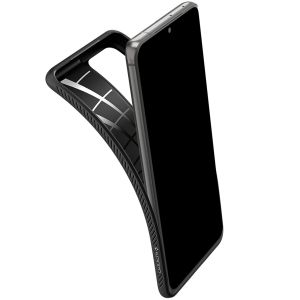Spigen Liquid Air Backcover Samsung Galaxy S21 Ultra - Zwart